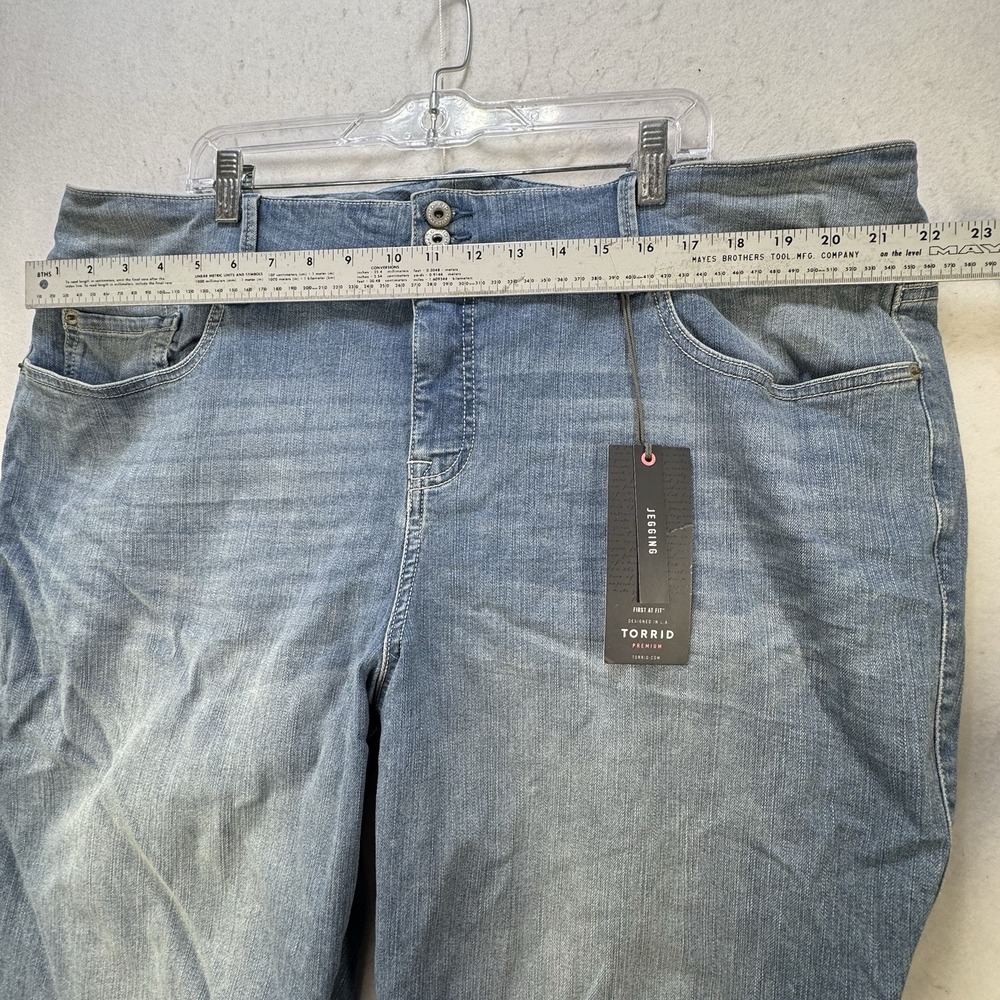 New $76 Torrid Jegging Women's Plus Size 26 Light Wash Jetty Stretch Lycra - Picture 8 of 13